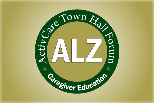 ActivCare Town Hall Forum logo for Alzheimer's and Caregiver Education