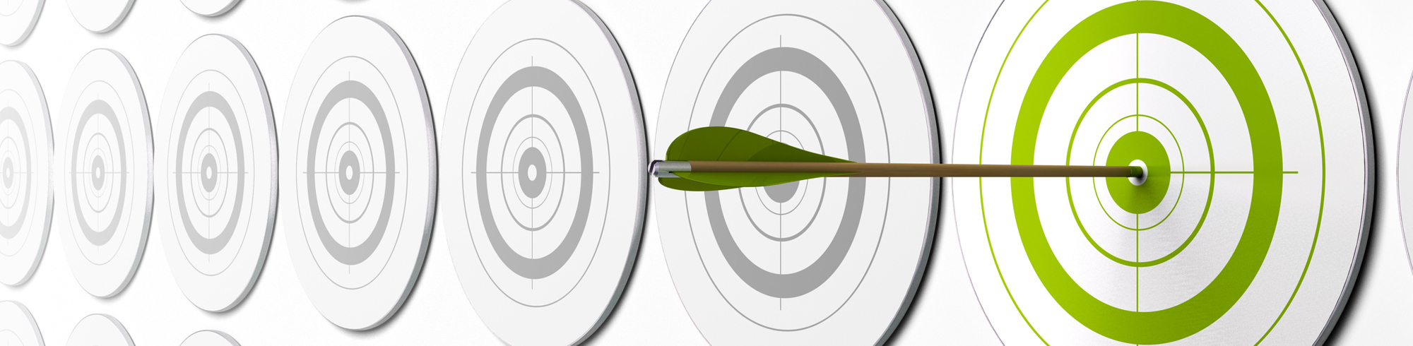 arrow hitting target